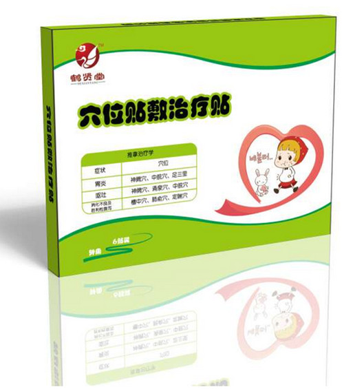 鶴賢堂穴位貼敷治療貼（胃炎、嘔吐、消化不 