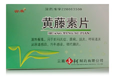 黃藤素片-婦科炎癥，菌痢，腸炎，呼吸道及泌尿道感染，外科感染，眼結膜炎。 